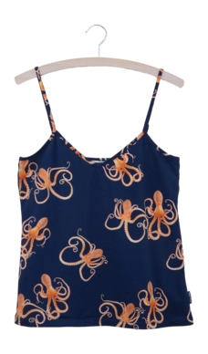 Strap Top SNURK Women Octopus Blue