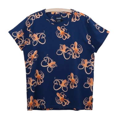 T-shirt SNURK Unisex Octopus Blue