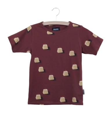T-shirt SNURK Kids Sandy Castles Red