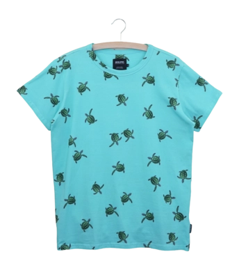 T-shirt SNURK Unisex Sea Turtles Blue