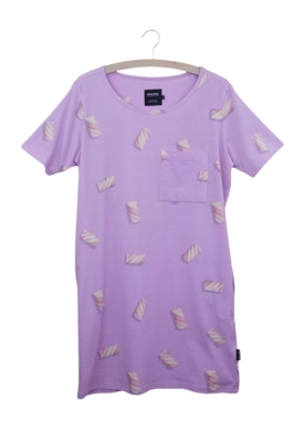 T-shirt Dress SNURK Women Twisters Pink