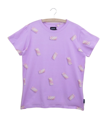 T-shirt SNURK Unisex Twisters Pink