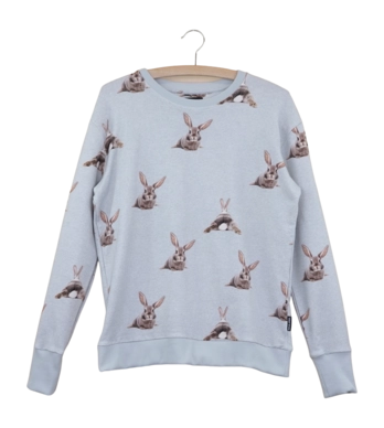 Pullover SNURK Bunny Bums Herren Grey
