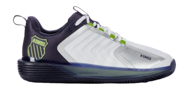 Chaussures de Tennis K-Swiss Men Ultrashot 3 HB White Peacoat Lime Green