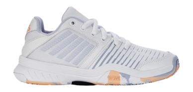K-Swiss Kids Court Express All Tennis Shoe Peach Fuzz White Heather