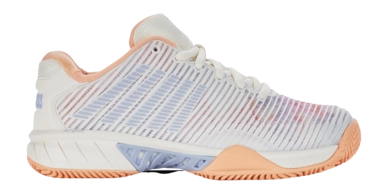 Tennis Shoe K-Swiss Women Hypercourt Express 2 HB Star White Peach Fuzz Heather