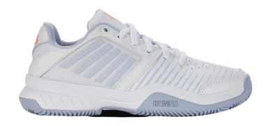 Chaussures de Tennis K Swiss Women Court Express HB White Heather Peach Fuzz