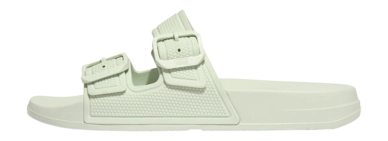 Sandals FitFlop Women iQushion Two-Bar Buckle Slides Sagebrush