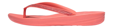 Tongs FitFlop Women Iqushion Sparkle TPU Rosy Coral