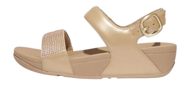 Sandales FitFlop Women Sandale Lulu Hotfix Latte Beige