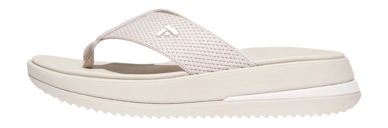 Tongs FitFlop Women Surff Two-Tone Webbing Toe-Post Paris Beige