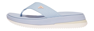 Tongs FitFlop Women Surff Two-Tone Webbing Toe-Post Skywash Blue