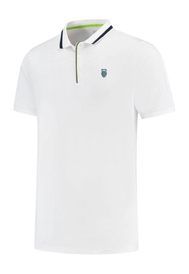 Tennisshirt K-Swiss Hypercourt Polo 6 Herren White
