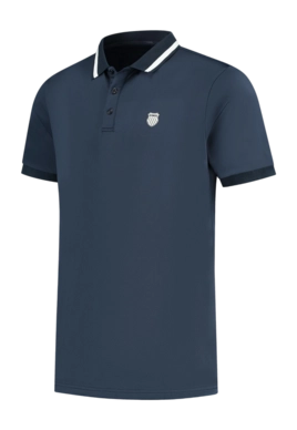 Tennis Shirt K-Swiss Men Hypercourt Basic Polo Peacoat