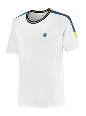 Tennisshirt K-Swiss Hypercourt Tee Melange 2 Herren White