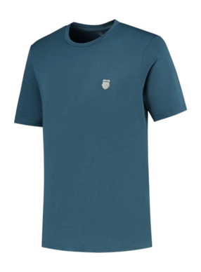 Tennisshirt K-Swiss Hypercourt Basic Crew 4 Herren Indian Teal
