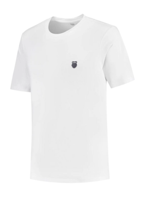 Tennisshirt K-Swiss Hypercourt Basic Crew 4 Herren White
