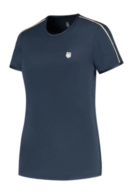 Tennisshirt K-Swiss Hypercourt Crew 3 Damen Peacoat