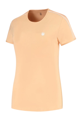 Tennisshirt K-Swiss Hypercourt Crew 3 Damen Peach Fuzz