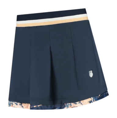 Tennisrock K-Swiss Hypercourt Fancy Skirt Damen Peacoat
