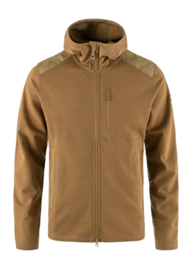 Sweatjacke Fjällräven Keb Fleece Hoodie Herren Buckwheat Brown