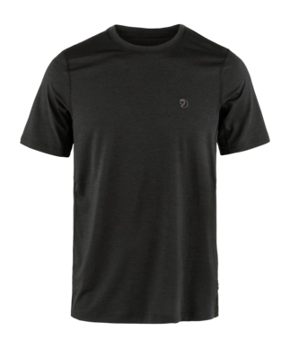 T-Shirt Fjällräven Abisko Day Hike SS Herren Schwarz