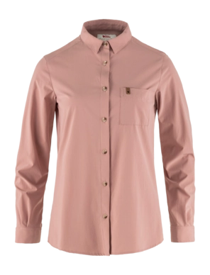 Shirt Fjällräven Women Övik Lite Shirt LS Dusty Rose