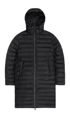 Jas Rains Unisex Lohja Longer Puffer Jacket W3T3 Black
