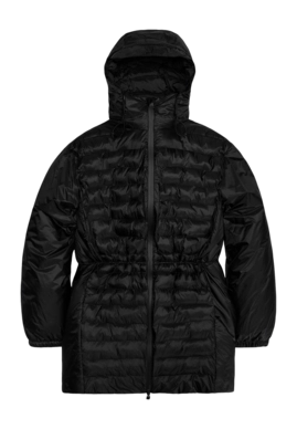 Jas Rains Unisex Kaunas Long String Jacket W1T2 Black