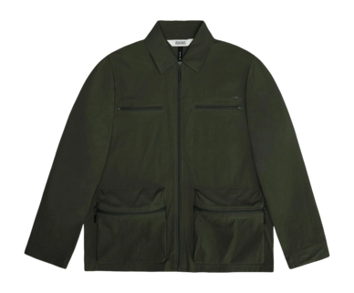 Hemd Rains Tomar Overshirt Unisex Green