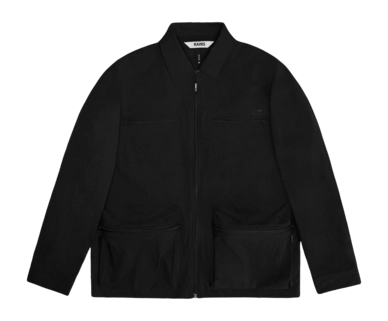 Hemd Rains Tomar Overshirt Unisex Black