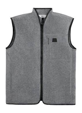 Body Warmer Rains Unisex Durban Fleece Vest T1 Dark Grey Melange