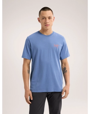 S24-X000007747-Arc-Multi-Bird-Logo-Shirt-SS-Stone-Wash-Front-View
