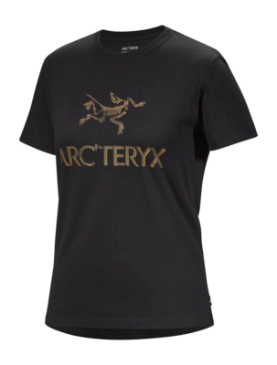 T-Shirt Arc'teryx Women Arc'Word Cotton T-Shirt SS Black Canvas