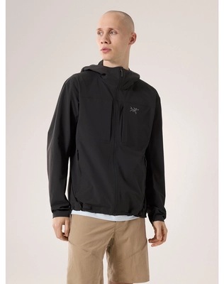 S24-X000007741-Gamma-Lightweight-Hoody-Black-Front-View