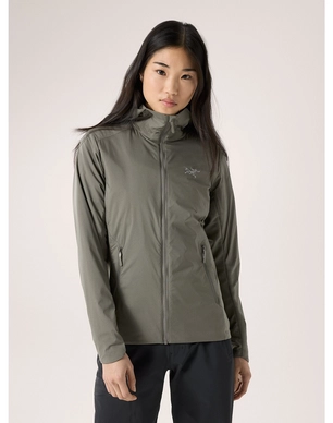 S24-X000009293-Atom-Lightweight-Hoody-Forage-Women-s-Front-View