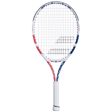Raquette de Tennis Babolat Drive Junior 24 Girl White Pink Blue (Cordé)