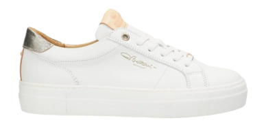 Baskets Fred de la Bretoniere Femme Storm Luca White Gold