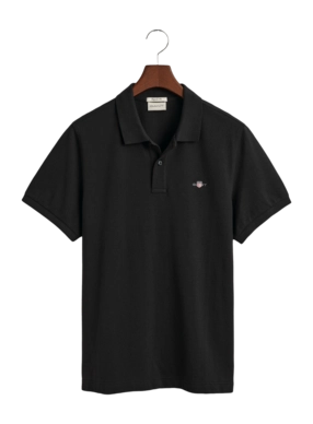 Polo GANT Homme Ruggers Ss Black