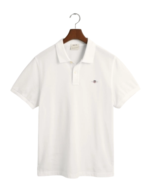 Polo GANT Homme Ruggers Ss White