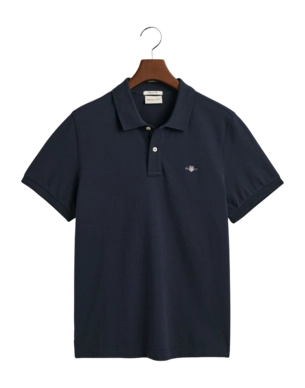 Polo GANT Men Ruggers Ss Evening Blue