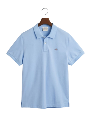 Polo GANT Homme Ruggers Ss Capri Blue