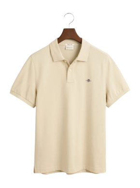 Polo GANT Men Ruggers Ss Silky Beige