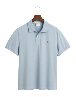 Polo GANT Homme Ruggers Ss Dove Blue