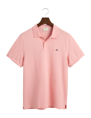 Polo GANT Homme Ruggers Ss Bubbelgum Pink