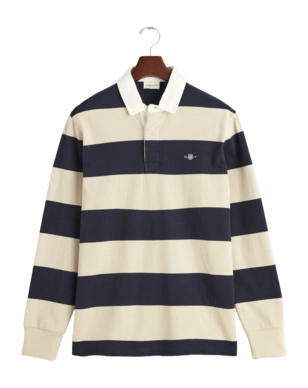 T-shirt Manches Longues GANT Homme Ruggers Ls Silky Beige
