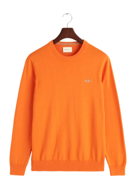 Trui GANT Men Cotton Crew Sweet Orange