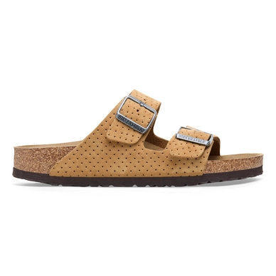 Tongs Birkenstock Homme Arizona BS Suede Embossed Emboss Dots New Beige Regular