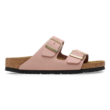 Flip Flops Birkenstock Arizona Nubuck Damen Soft Pink Narrow