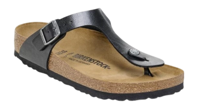Tongs Birkenstock Femme Gizeh Birko-Flor Graceful Licorice Narrow